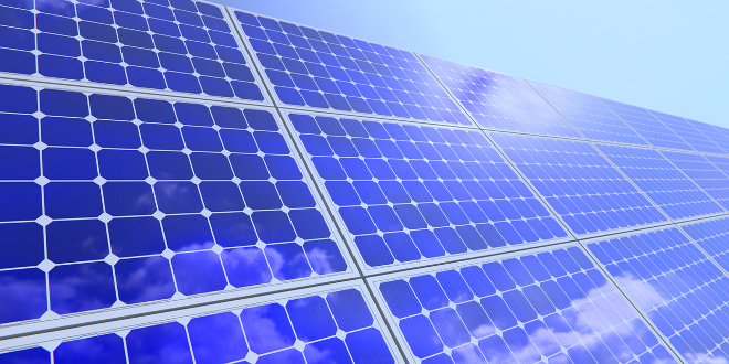 green energy solar panel icon
