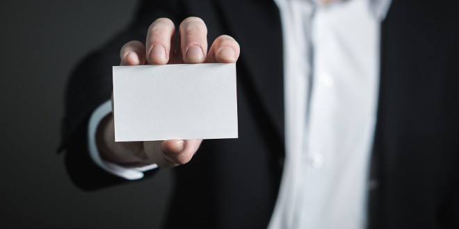 how to manage your brand icon blank business card