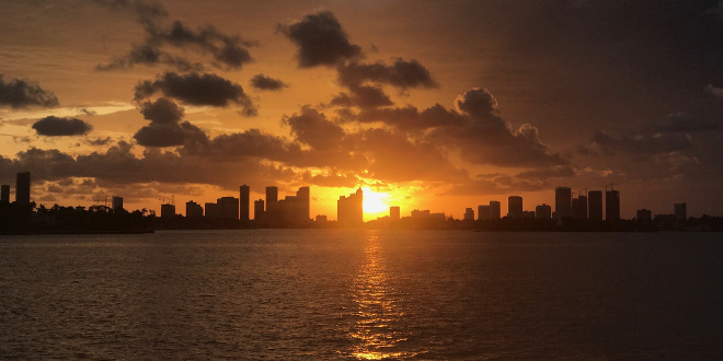 Miami Residential Market icon miami at sunset