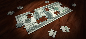 special assets icon hundred dollar puzzle